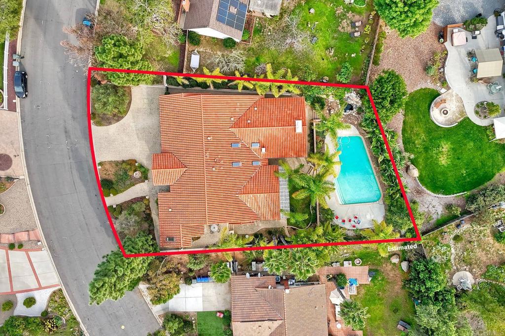 13253 Edina Way Poway, CA 92064 - Photo 3 of 55 The lot outline is approximate