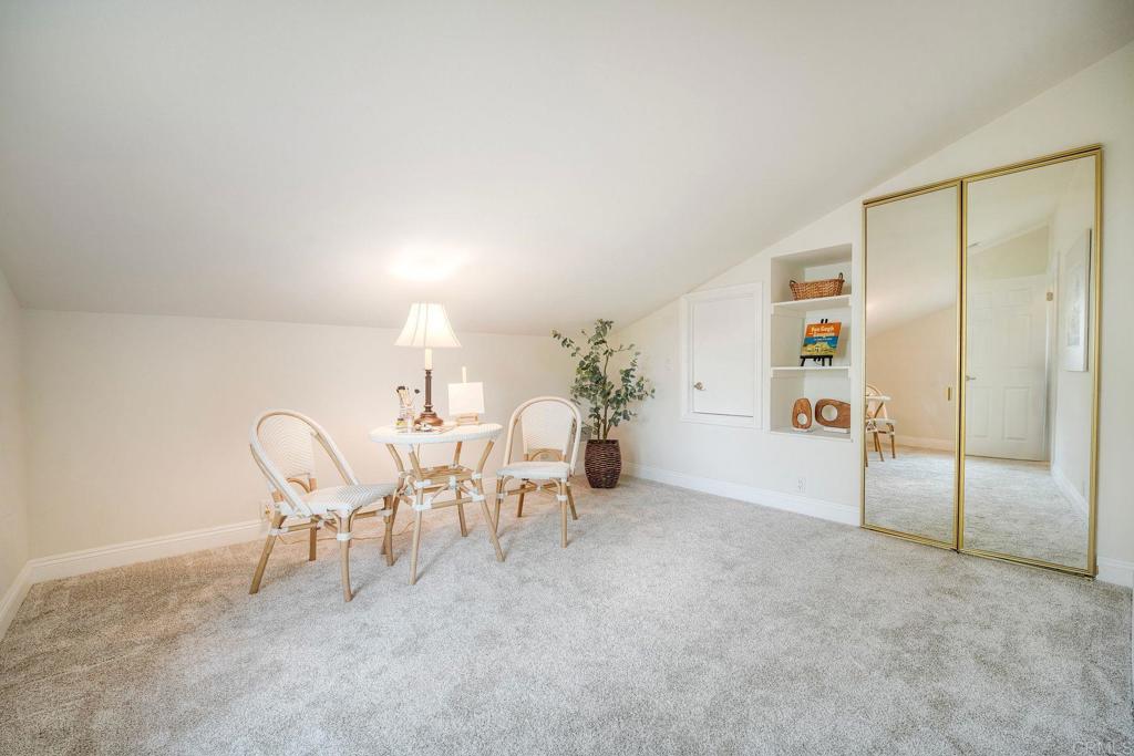 13253 Edina Way Poway, CA 92064 - Photo 31 of 55 Slanted roof, closet, and closet door to furnace. Great for sewing room, art studio, playroom, etc.