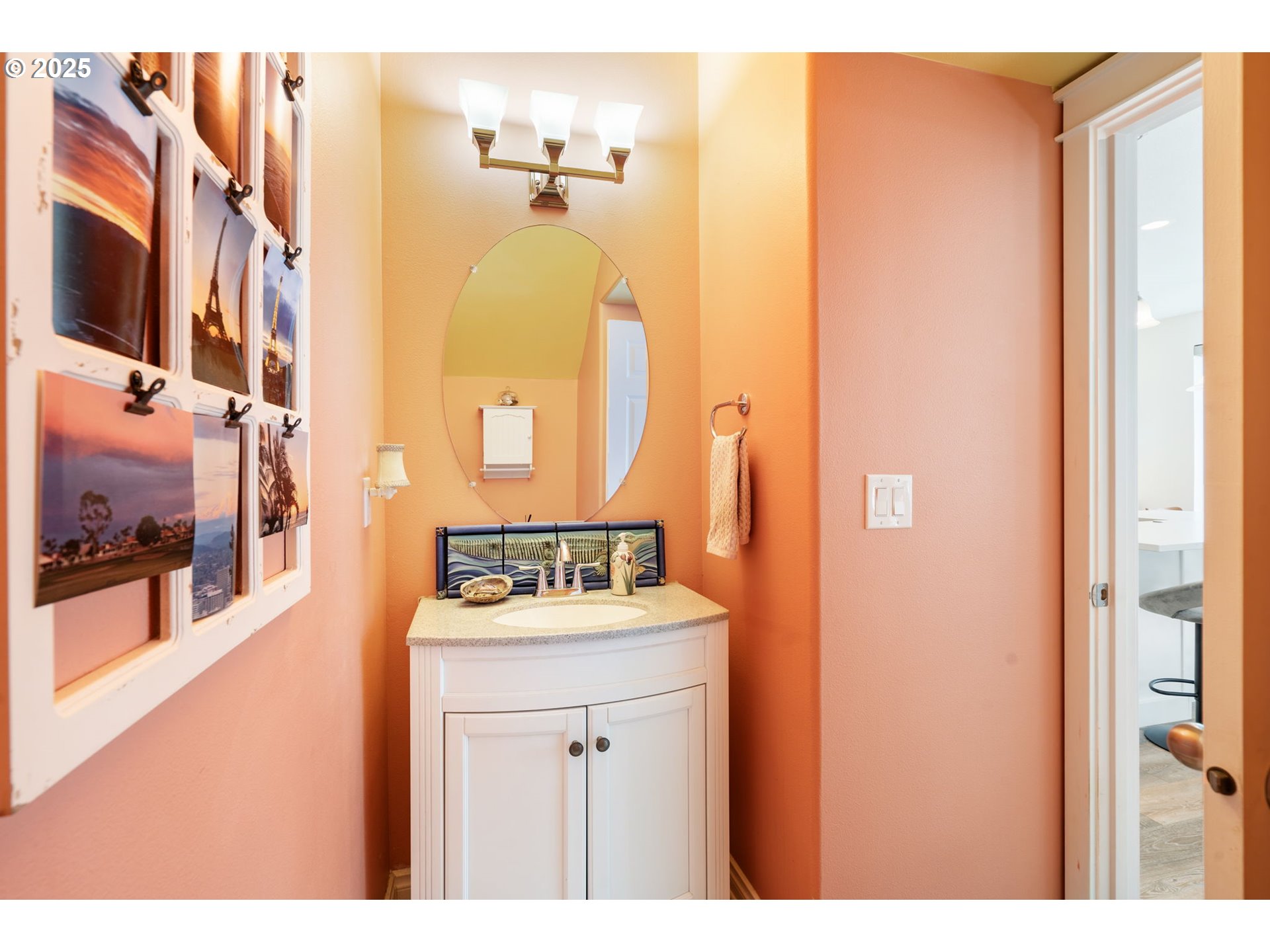 21780 Northeast Larkspur Lane Fairview, OR 97024 - Photo 15 of 31 a bathroom with a sink vanity and a mirror