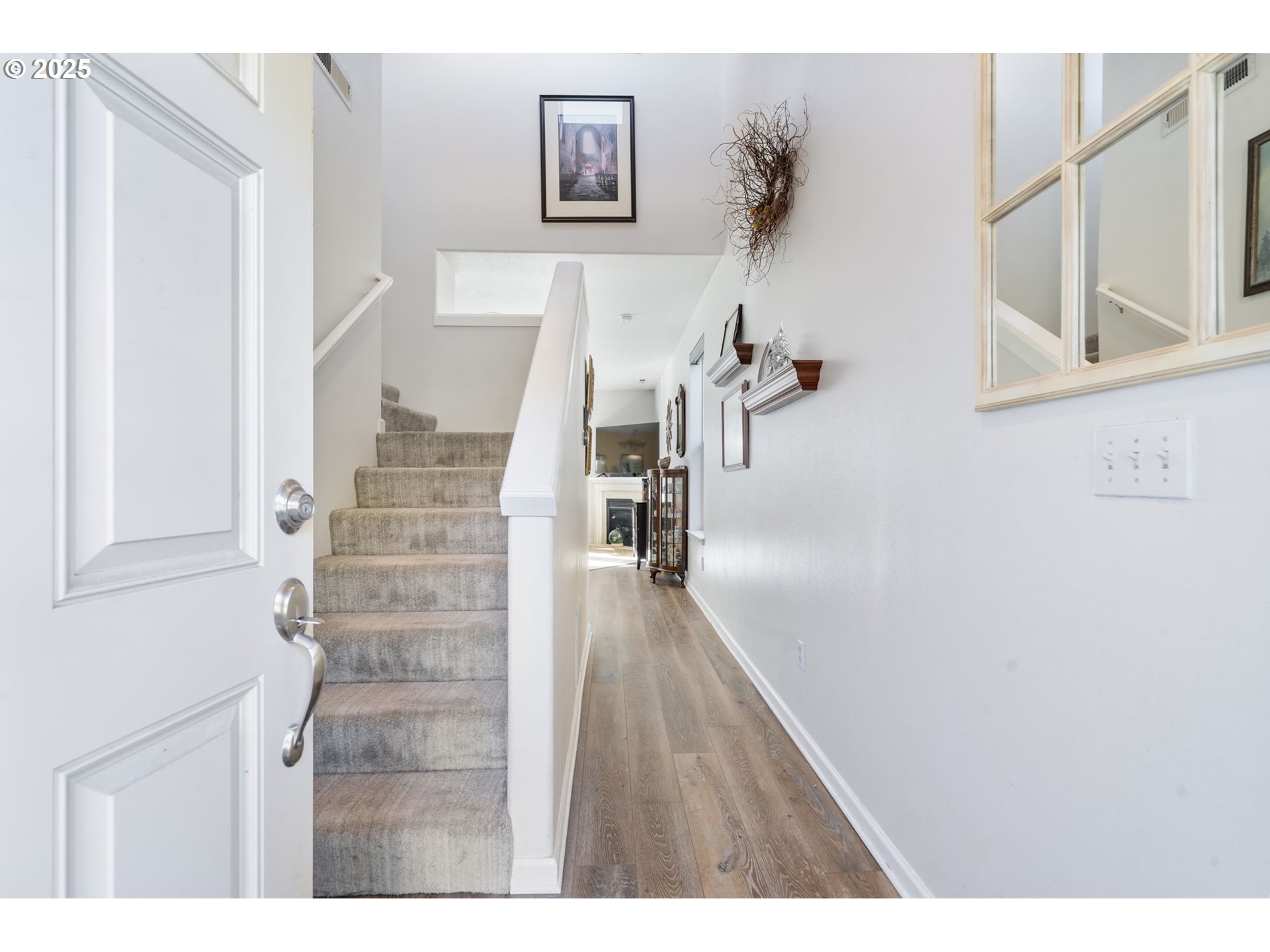 21780 Northeast Larkspur Lane Fairview, OR 97024 - Photo 4 of 31 a view of a hallway with staircase