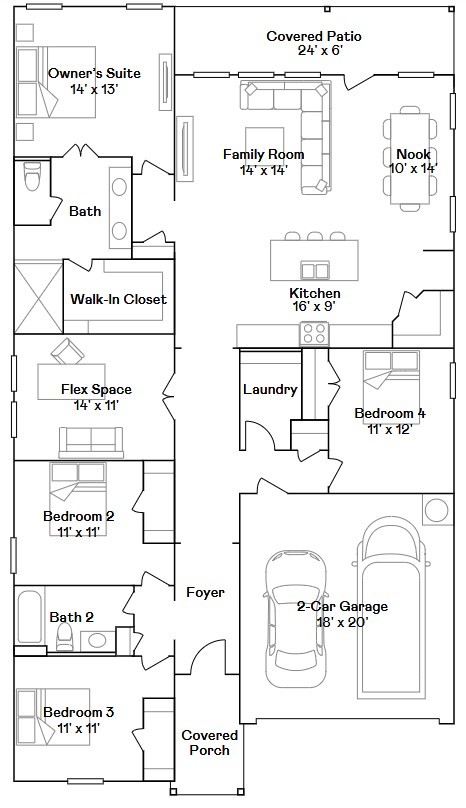 7823 Evening Emerald Drive Rosharon, TX 77583 - Photo 7 of 8 a picture of a white and black white