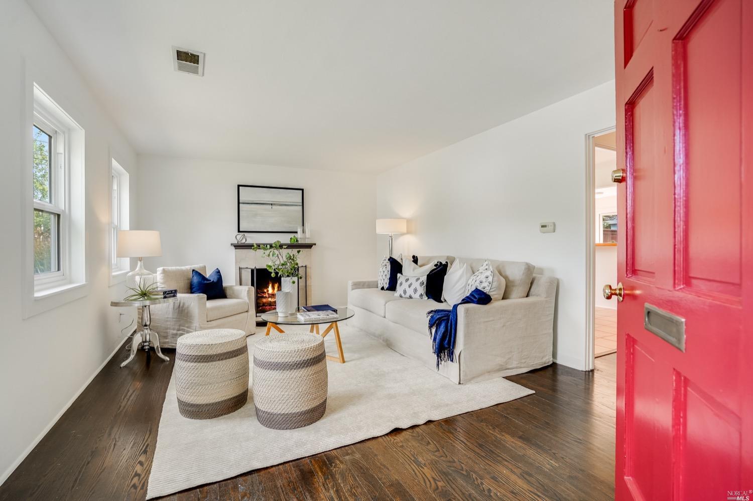 78 Nelson Avenue Mill Valley, CA 94941 - Photo 3 of 21 a living room with furniture and a window