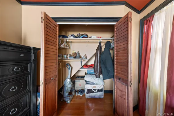 a view of storage and utility room