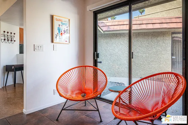 a view of room with furniture