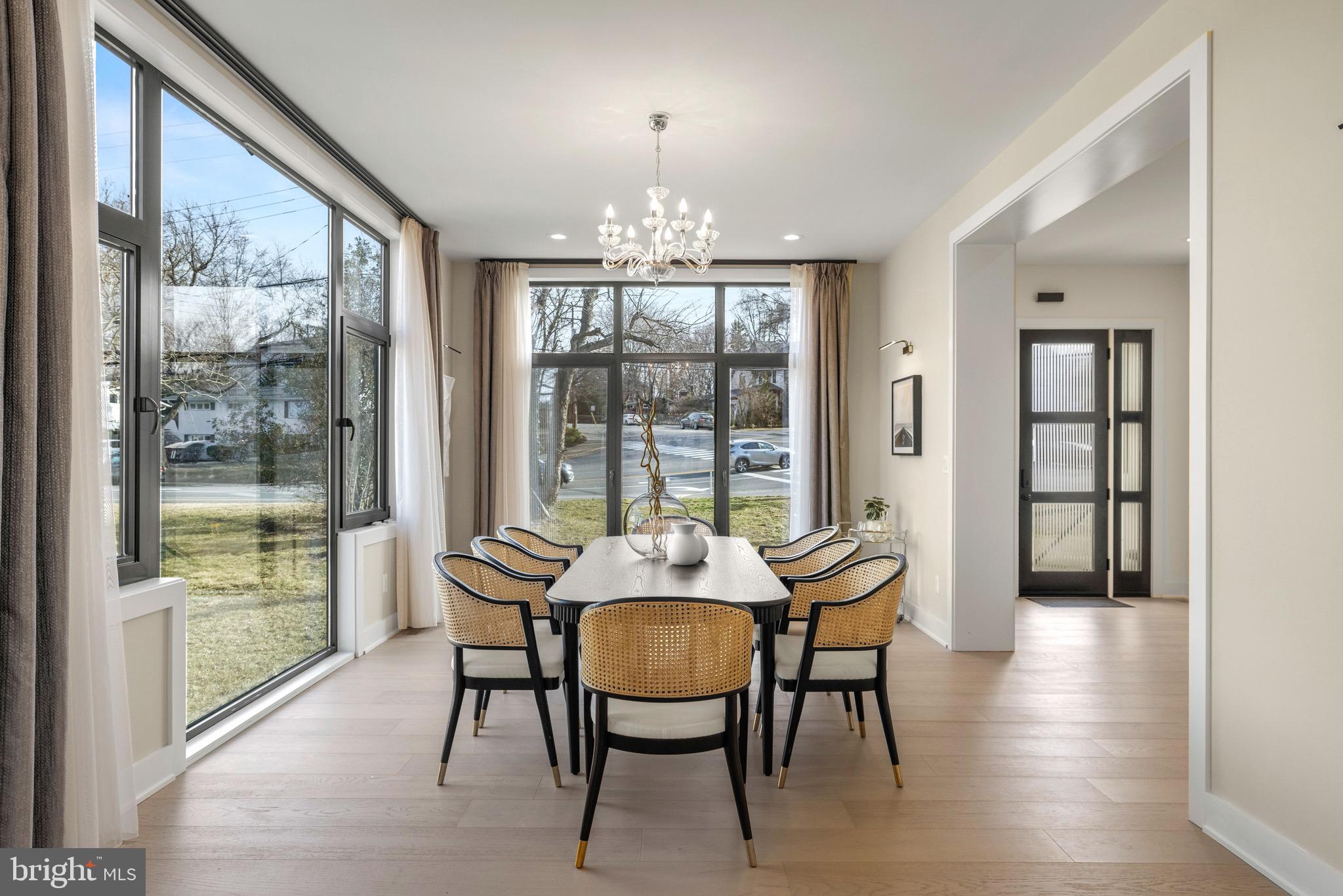 1573 Westmoreland Street McLean, VA 22101 - Photo 13 of 54 a view of a dining room with furniture window and outside view
