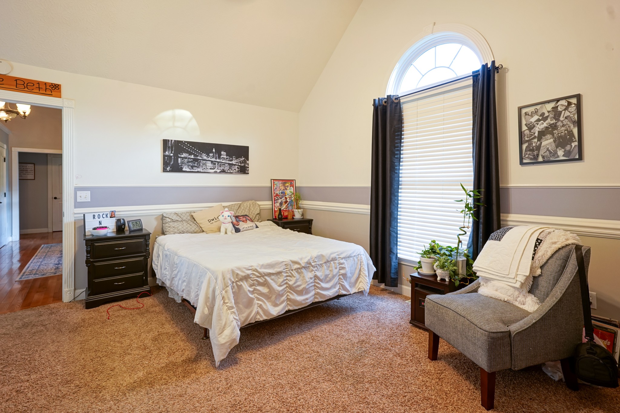 17 Marks Branch Road Leoma, TN 38468 - Photo 41 of 50 a bedroom with a bed couch and a window