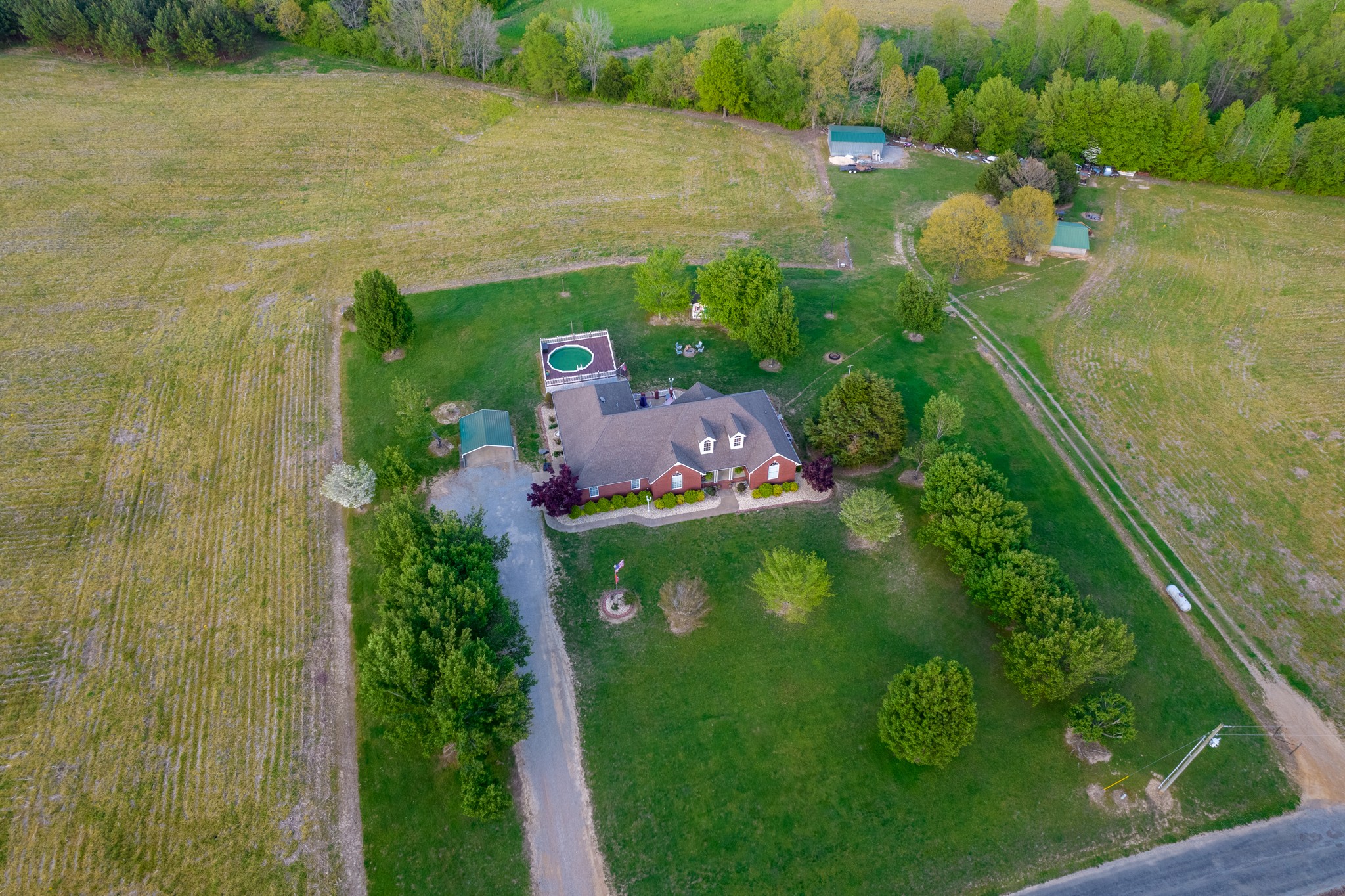 17 Marks Branch Road Leoma, TN 38468 - Photo 50 of 50 a view of a lake with a yard