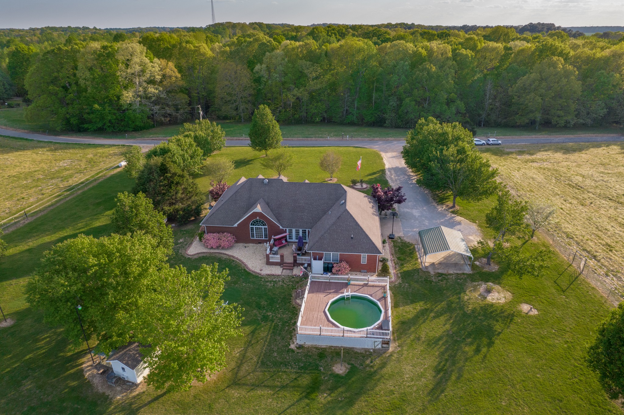 17 Marks Branch Road Leoma, TN 38468 - Photo 6 of 50 a view of a swimming pool with a yard
