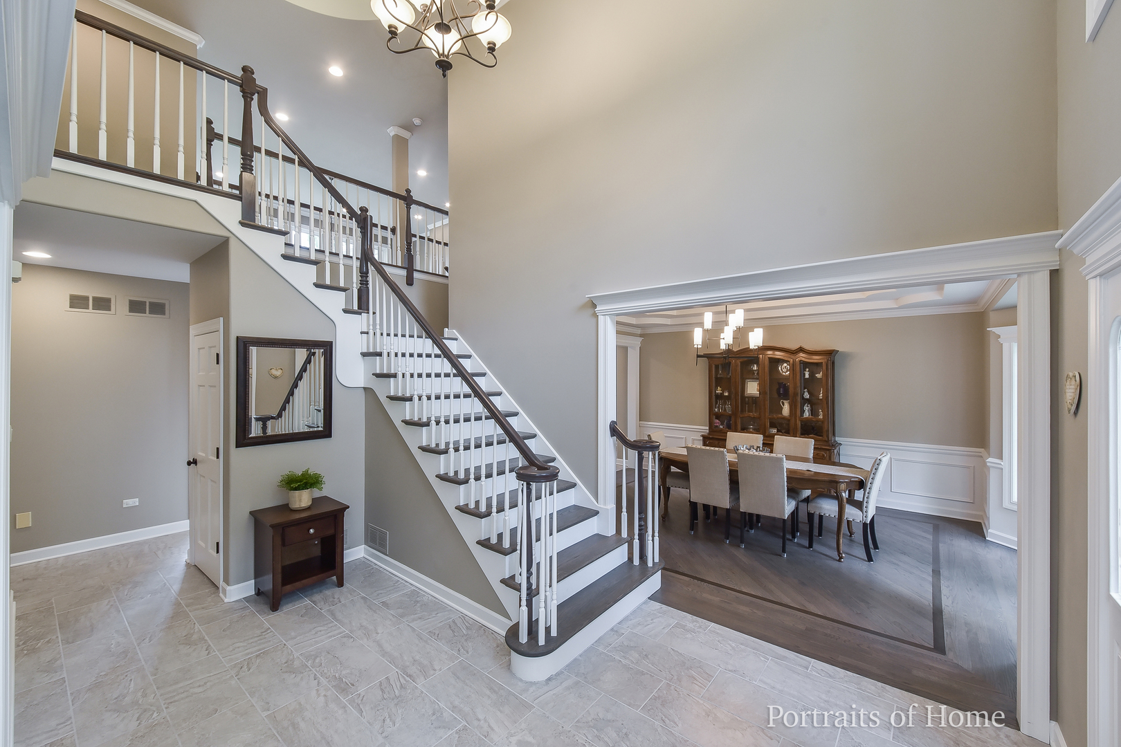 3721 Red Oak Lane Lisle, IL 60532 - Photo 2 of 35 a view of a livingroom with furniture staircase and a living room
