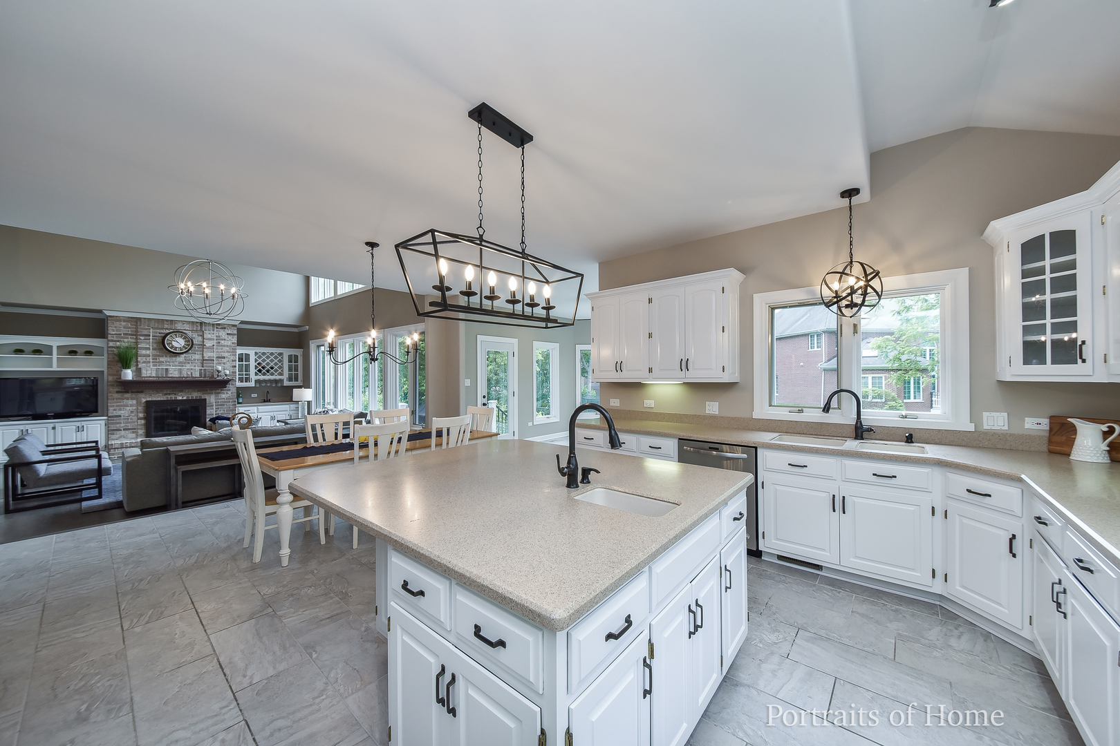 3721 Red Oak Lane Lisle, IL 60532 - Photo 8 of 35 a kitchen with a sink a counter space appliances and cabinets