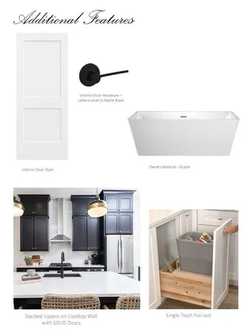 a view of living room with furniture and view of kitchen