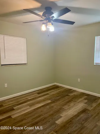 a view of a room with an empty space