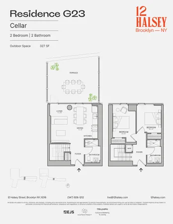 $6,495 | 12 Halsey Street, Unit G23 | Bedford-Stuyvesant