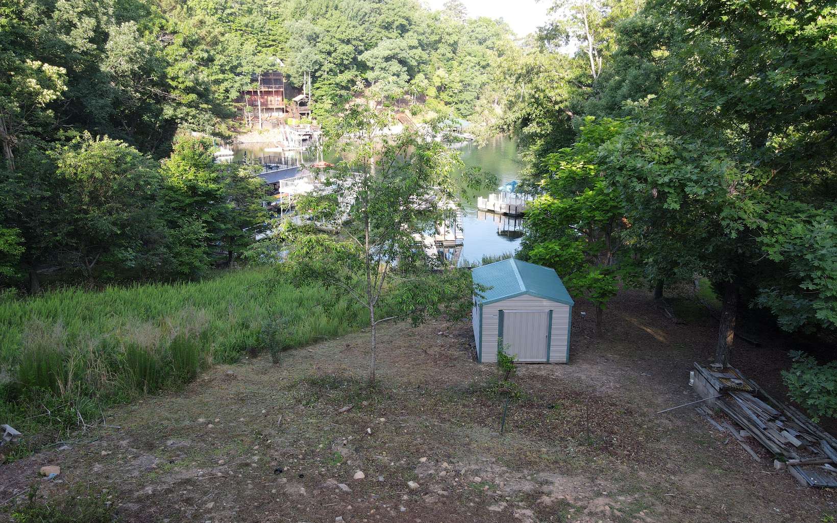 408 Timmy Circle Morganton, GA 30560 - Photo 31 of 31 a backyard of a house with a yard and tree s