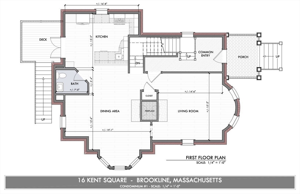 16 Kent Square, Unit 1 Brookline, MA 02446 - Photo 2 of 25