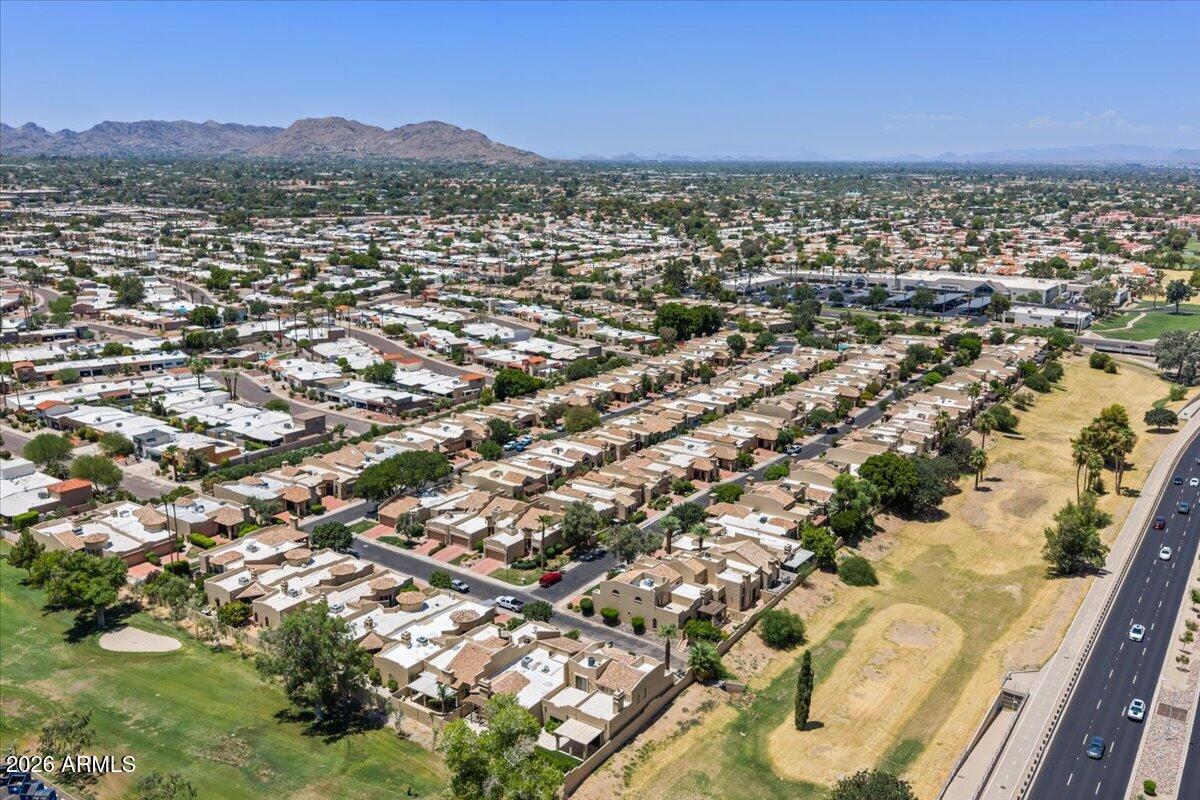 7955 East Chaparral Road, Unit 125 Scottsdale, AZ 85250 - Photo 7 of 56 Aerial Front of Home