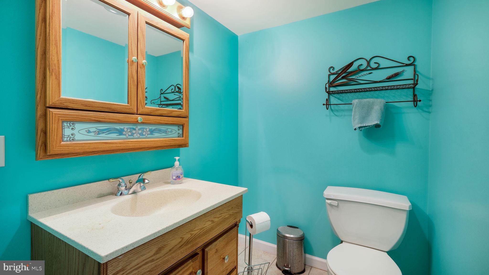 4 Bittersweet Drive Doylestown, PA 18901 - Photo 28 of 32 a bathroom with a toilet a sink and mirror