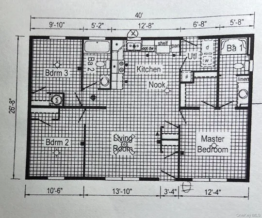 a view of a black gate