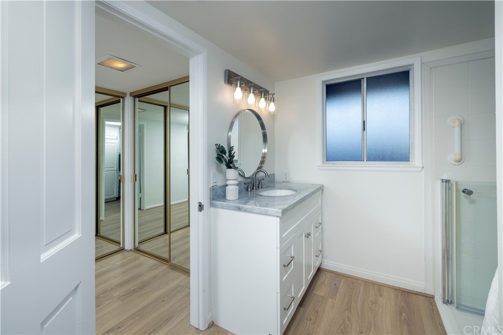 1708 West Oceanfront Newport Beach, CA 92663 - Photo 20 of 43 a view of a bathroom from a hallway