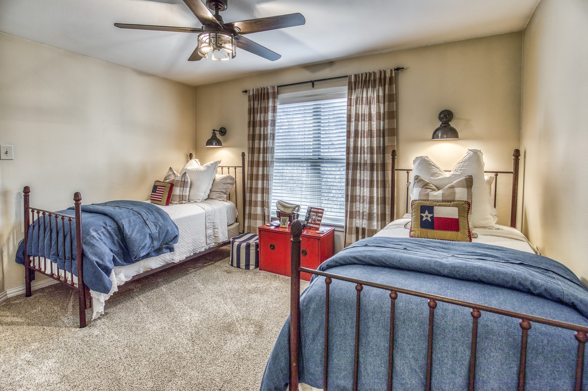 533 Bybee Road Round Top, TX 78954 - Photo 13 of 29 a bedroom with bed and wooden floor