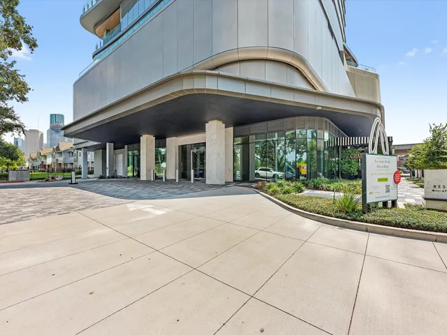 a view of a building entrance