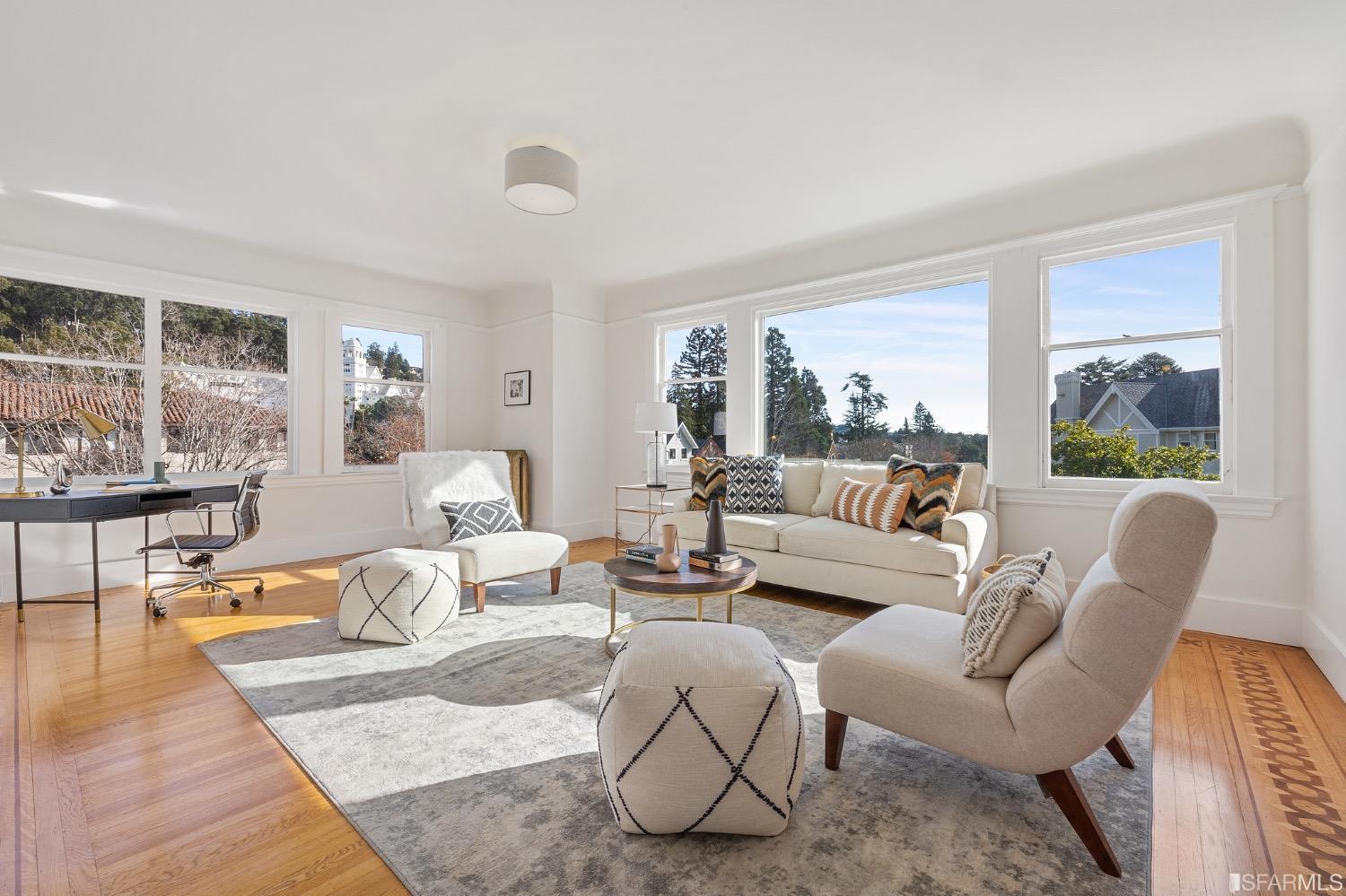 2967 Avalon Avenue Berkeley, CA 94705 - Photo 50 of 77 a living room with furniture and a large window