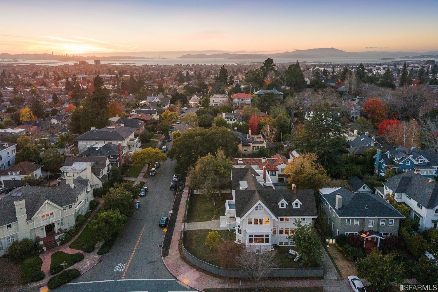 2967 Avalon Avenue Berkeley, CA 94705 - Photo 66 of 77 an aerial view of a house with a mountain