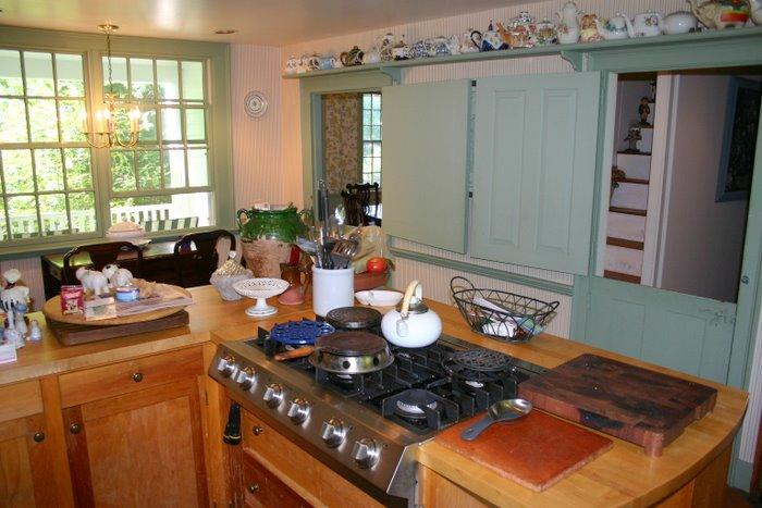 46 Interlaken Road Stockbridge, MA 01262 - Photo 26 of 35 a view of a kitchen area with furniture and wooden floor