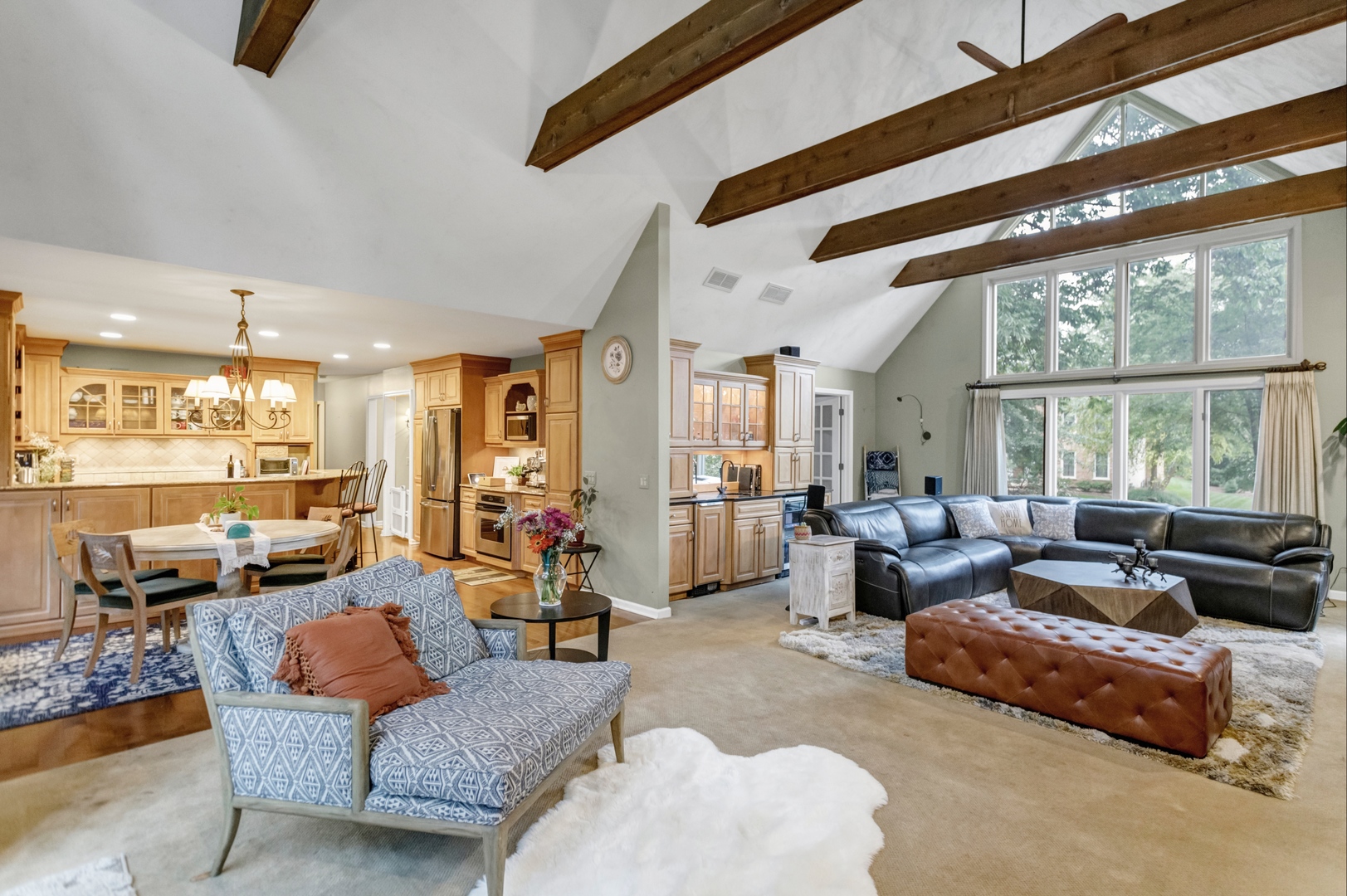 985 Chapel Court North Glen Ellyn, IL 60137 - Photo 12 of 46 a living room with furniture and a large window