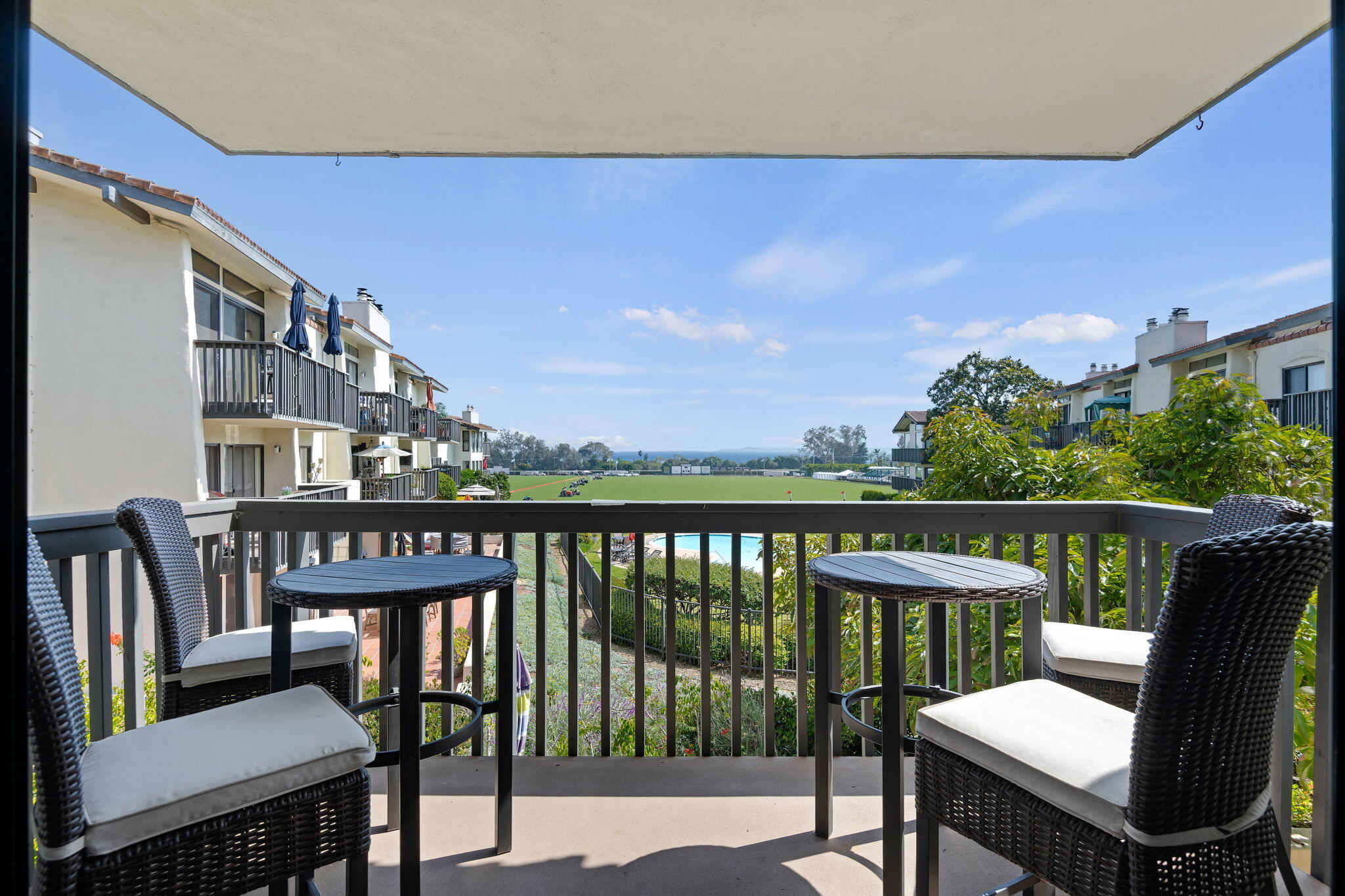 3375 Foothill Road, Unit 722 Carpinteria, CA 93013 - Photo 7 of 33 a view of a balcony with chairs