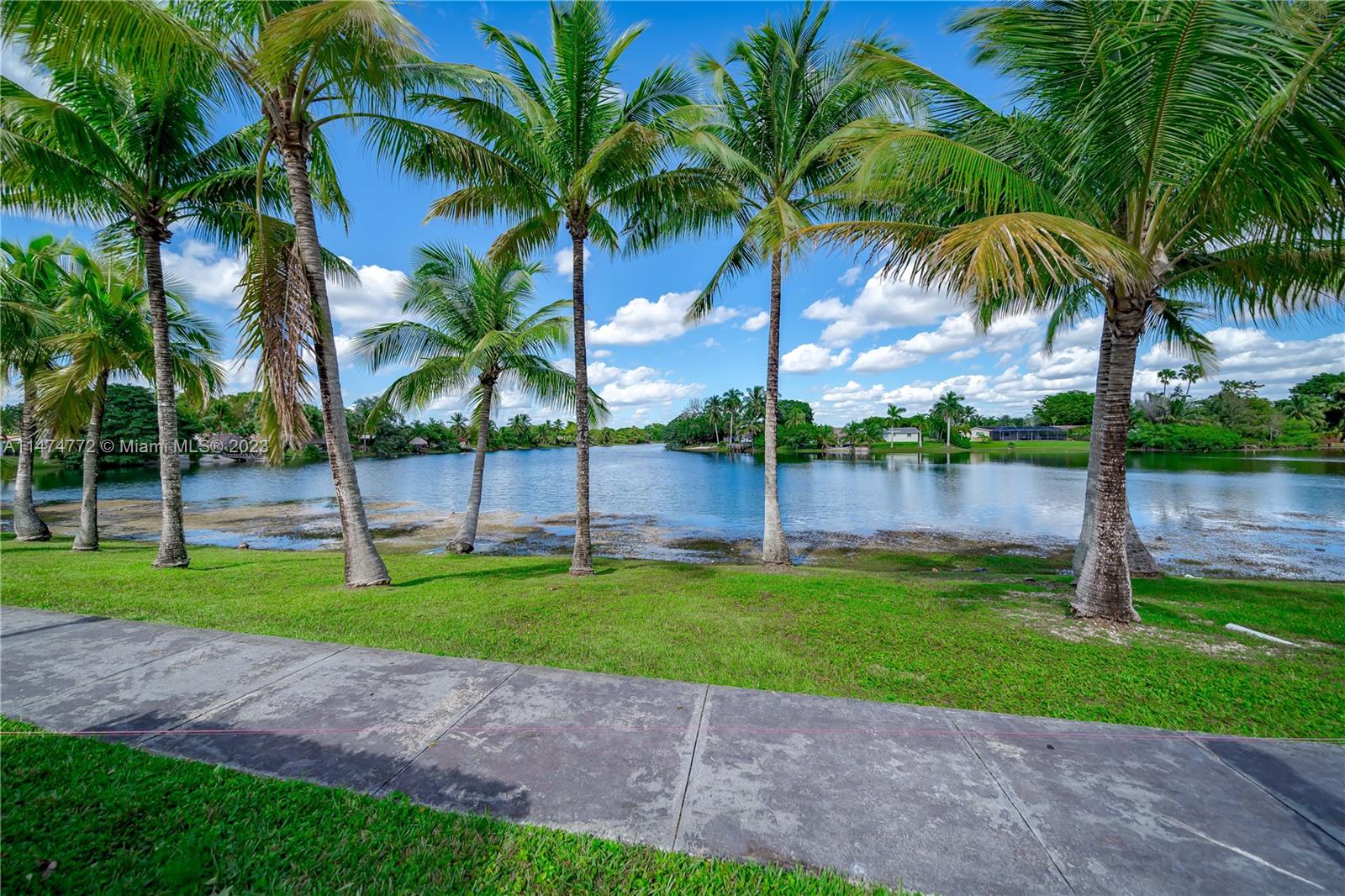 Promenade at Kendale Lakes Condominiums Miami, FL 33186 - Photo 29 of 29 a view of a backyard and palm trees