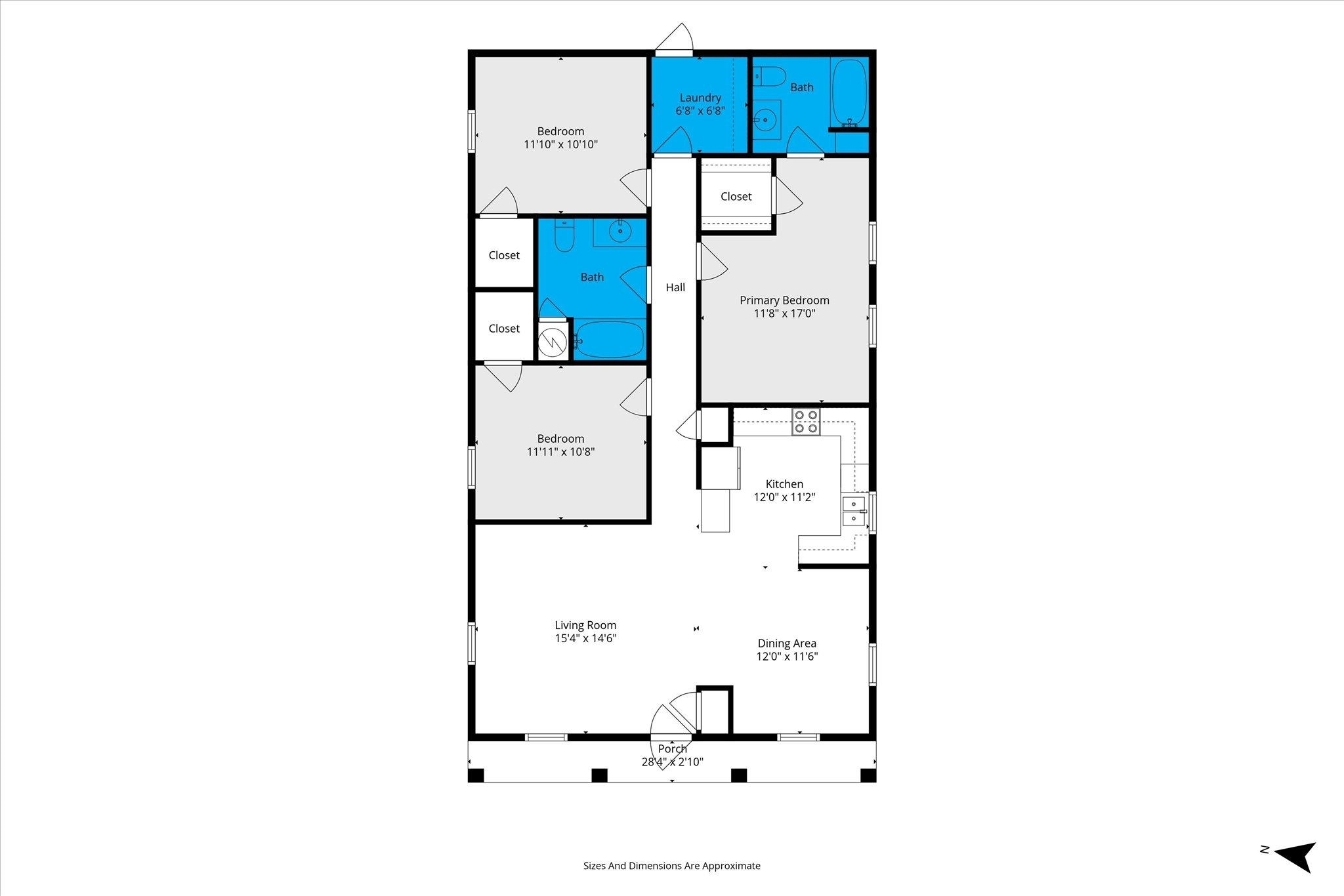13908 White Road Silverhill, AL 36576 - Photo 23 of 23 View of room layout