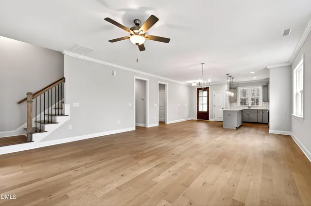 a bathroom with a sink vanity and mirror