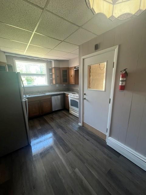 126 East High Street Coaldale, PA 18218 - Photo 9 of 15 A well-equipped kitchen features ample cabinet space, a large window, and durable flooring.