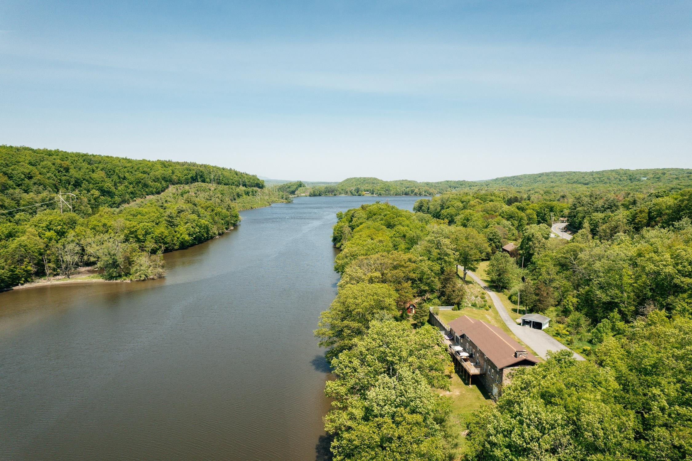 1849 Main Street Rifton, NY 12471 - Photo 29 of 30 an aerial view of a house with a yard and lake view