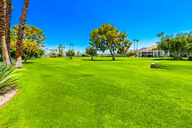 a view of an outdoor space and a yard