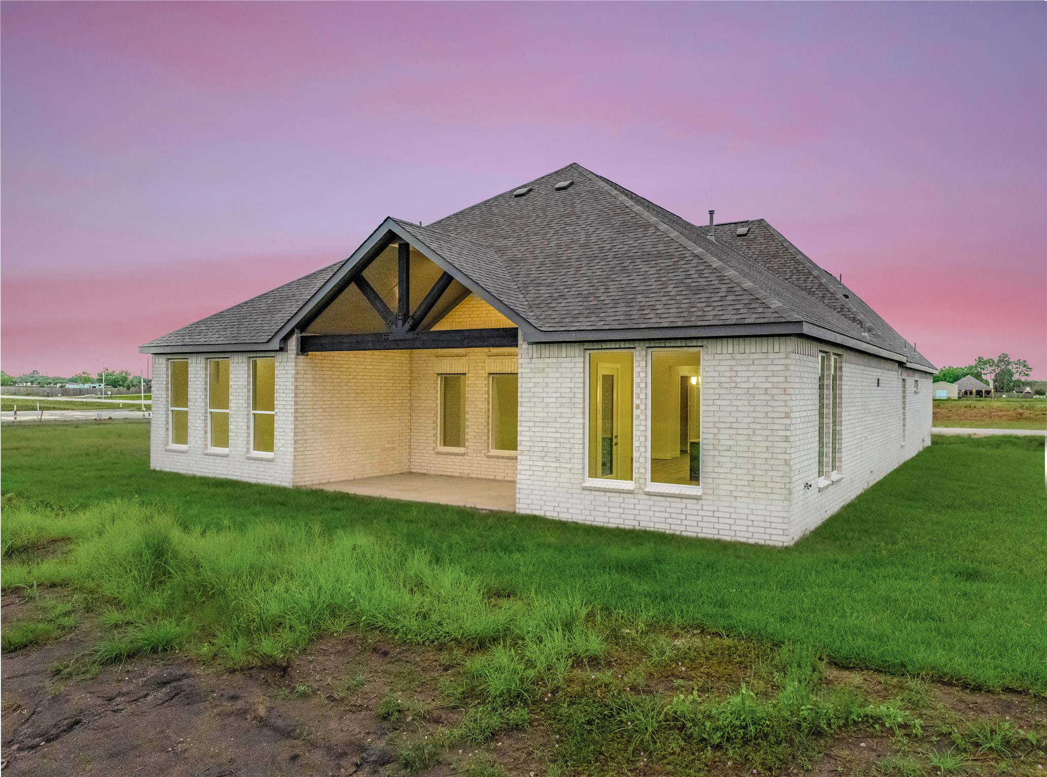 4602 Magnolia Bend Drive Rosharon, TX 77583 - Photo 30 of 39 a front view of a house with yard