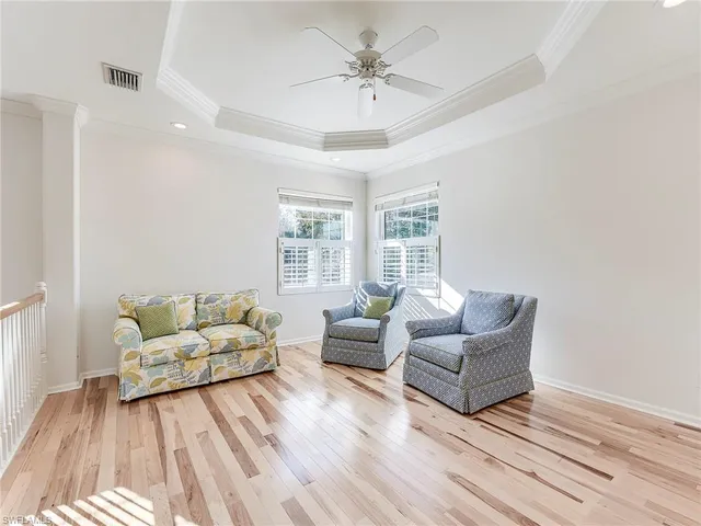 a view of an front door