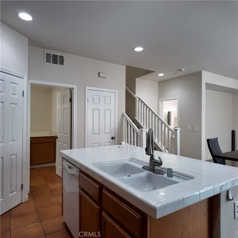 a view of living room and entryway