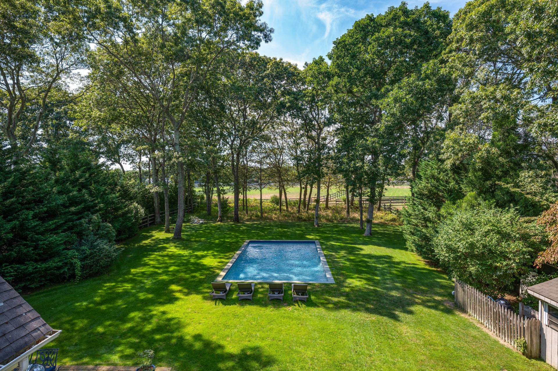 Undisclosed Address Water Mill, NY 11976 - Photo 23 of 28 a view of a backyard