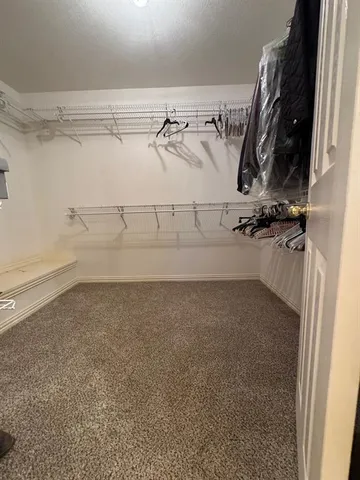 a view of a closet