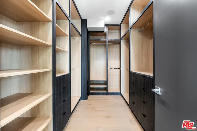 a view of walk in closet