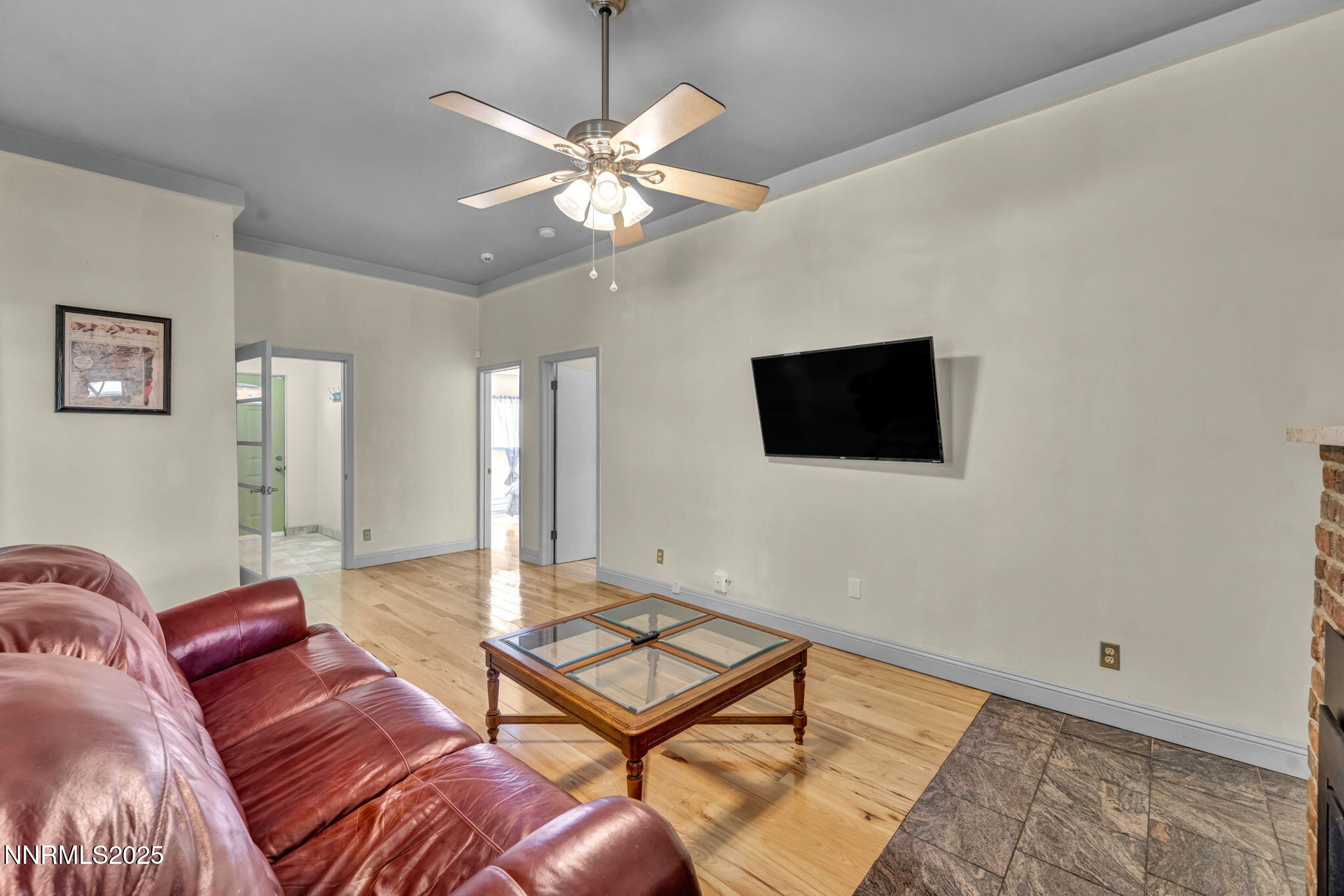 100 Pedlar Road Silver City, NV 89428 - Photo 16 of 65 a living room with furniture and a flat screen tv