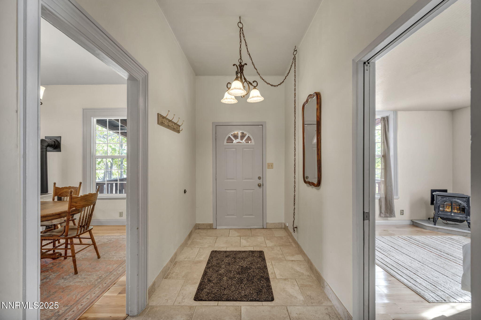 100 Pedlar Road Silver City, NV 89428 - Photo 5 of 65 a view of a hallway with wooden floor and furniture