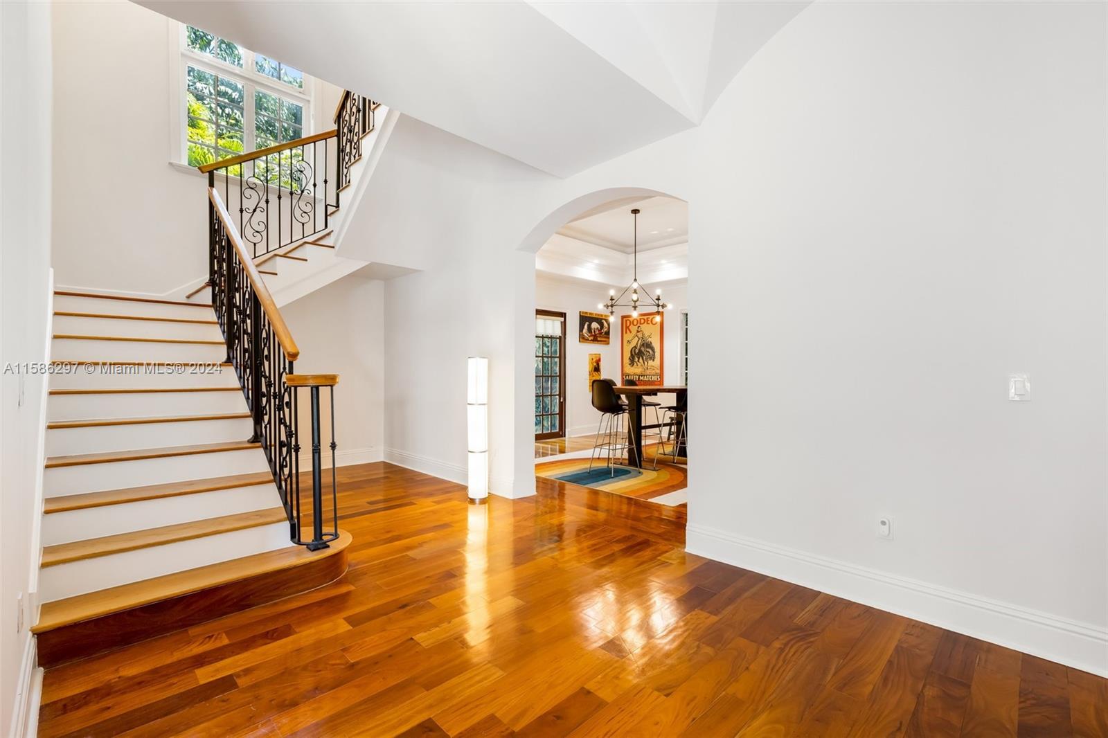200 Ridgewood Road Coral Gables, FL 33133 - Photo 25 of 70 a view of entryway and hall with wooden floor