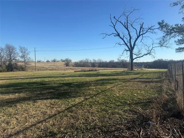 a big yard with lots of green space
