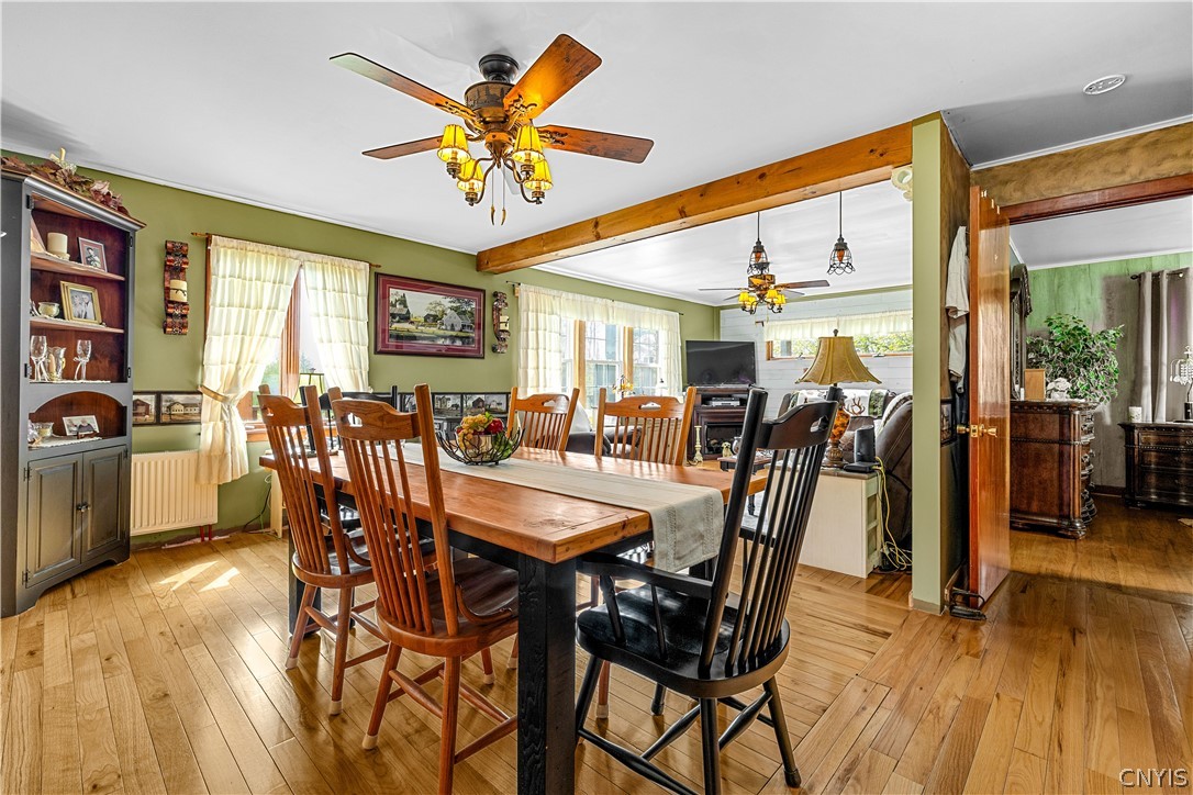 107 Millers Mills Road Columbia, NY 13491 - Photo 15 of 43 formal dining area with pellett stove