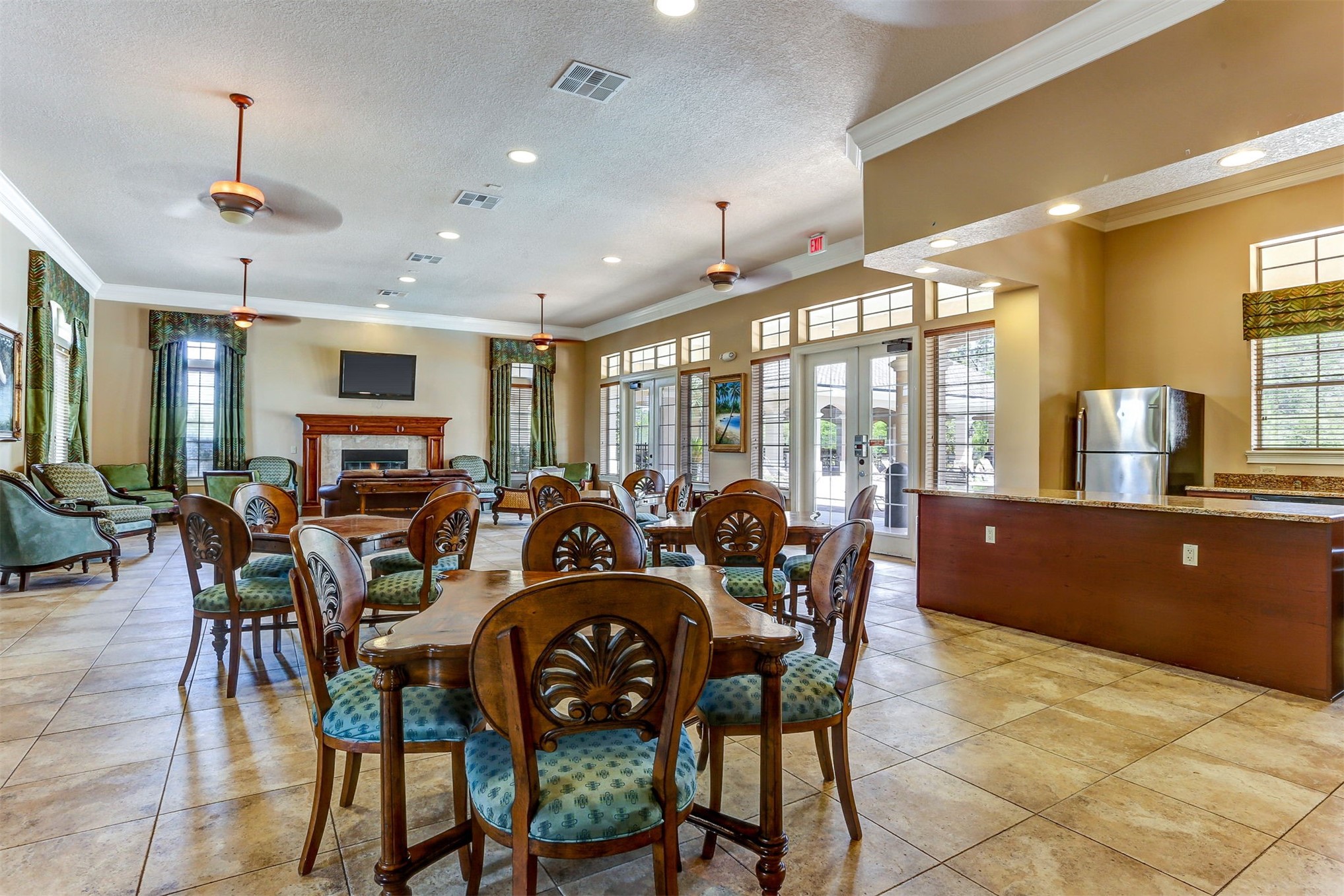 65860 Edgewater Drive Yulee, FL 32097 - Photo 30 of 39 a view of a dining room with furniture window and outside view