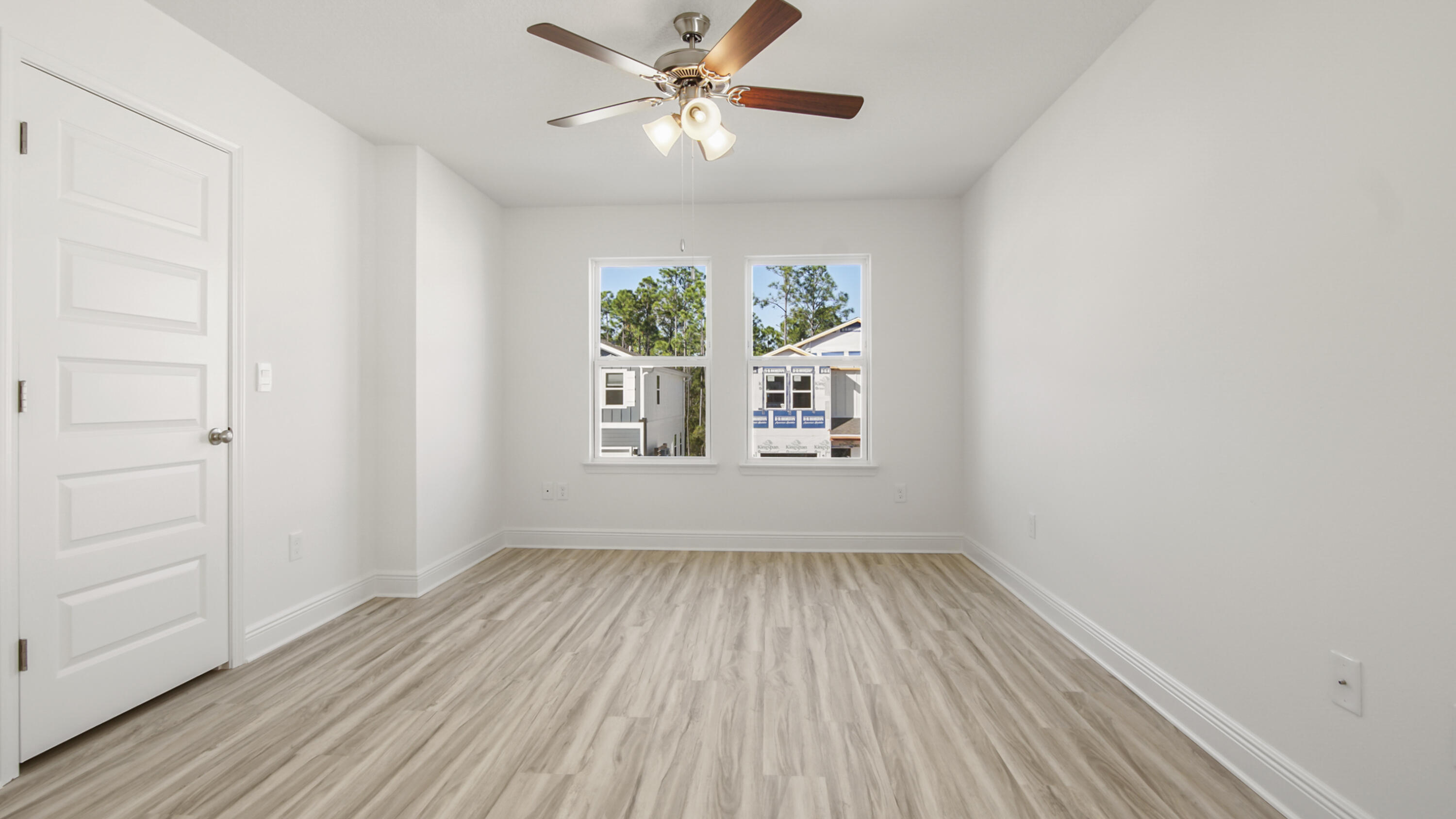 44 Phoenix Street Santa Rosa Beach, FL 32459 - Photo 20 of 37 wooden floor in an empty room with a window