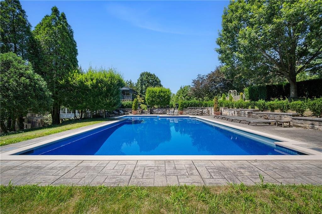 833 Blackburn Road Sewickley, PA 15143 - Photo 17 of 19 a view of outdoor space with swimming pool and seating space